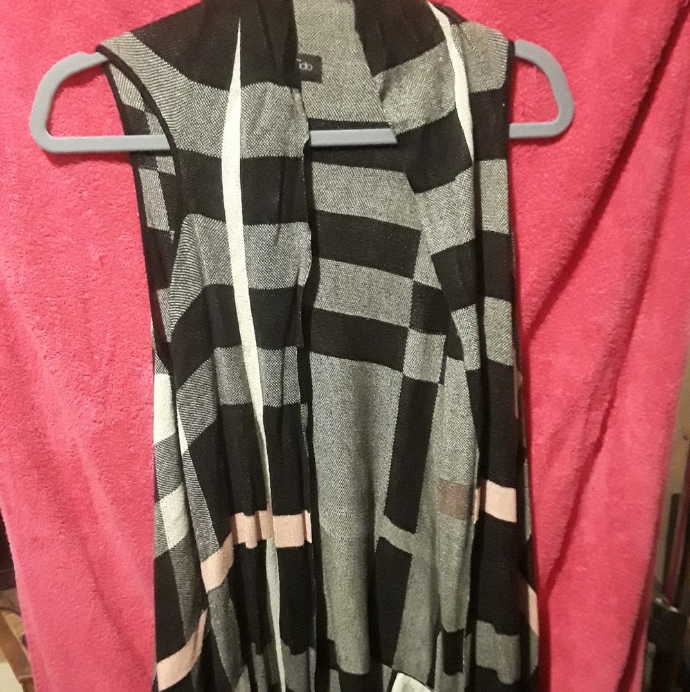 Duster/Scarf plaid